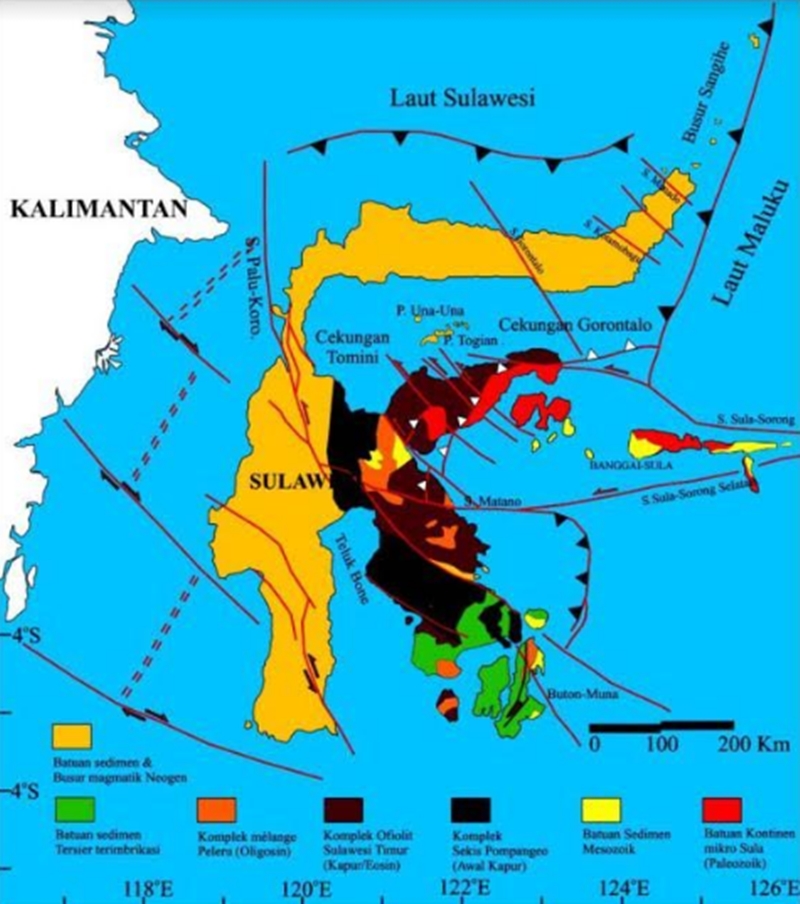 Menelusuri Patahan Besar di Pulau Sulawesi  BoganiNews com