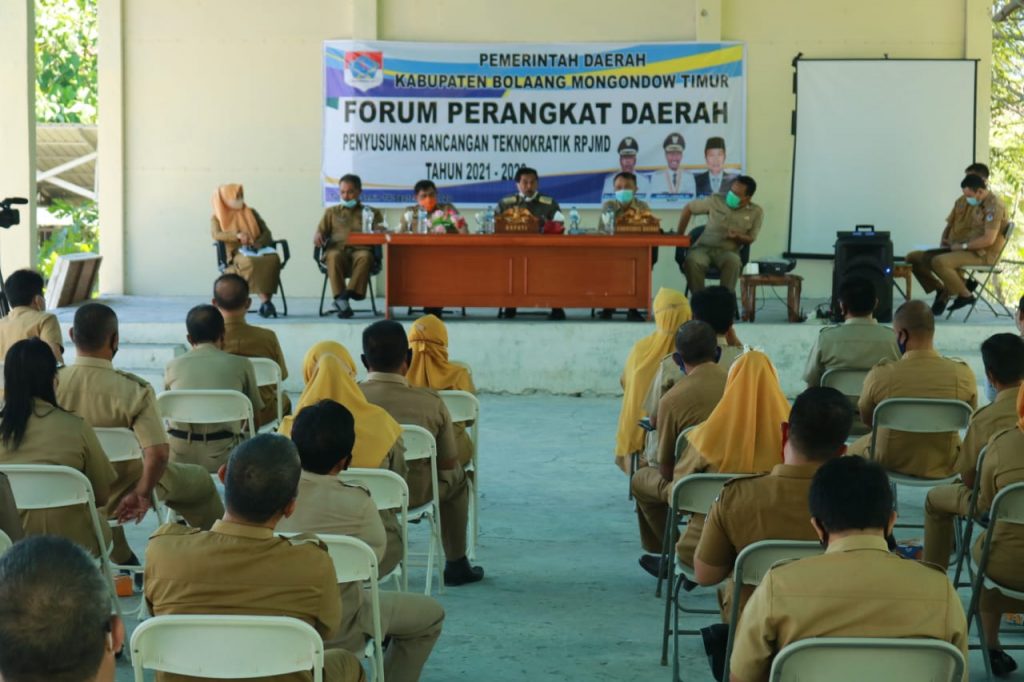 Forum Perangkat Daerah (FPD) dalam Sehan Harap OPD Jujur dalam Penyampaian Capaian Target  Program Kegiatan dalam rangka Penyusunan Rancangan Teknokratik Rencana Pembangunan Jangka Menengah Daerah (RPJMD) Kabupaten Bolaang Mogondow Timur tahun 2021-2026