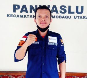 Ketua Panwaslu Kecamatan Kotamobagu Utara, Fitrah Sugeha, SP