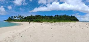 Tampak keindahan Pulau Nanas