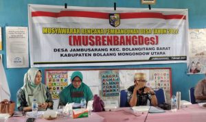 Desa Jamusarang Gelar Musrenbang Tahun 2022