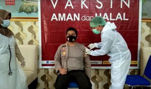 Usai Jalani Vaksinasi Covid-19, Kapolres Kotamobagu Ceritakan Reaksinya