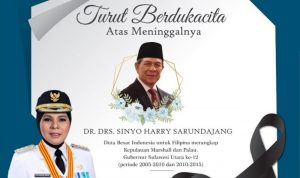 Tatong Bara Sampaikan Duka Cita Mendalam, Atas Meninggalnya Mantan Gubernur Sulut SH Sarundajang