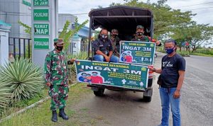 Koramil Kaidipang 1303 Gelar Operasi Masker