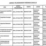 Ini Jadwal dan Tempat Pelaksanaan Vaksinasi Covid-19 untuk ASN dan Wartawan di Kotamobagu