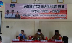 Sekda Bolsel Buka Presentasi Rencana Awal RPJMD 2021-2026