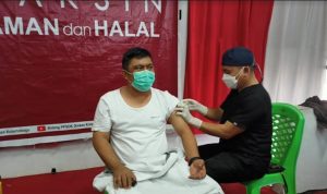 Ketua DPRD Kotamobagu Jalani Penyuntikan Vaksin Covid-19