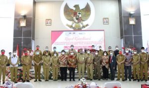 Wali Kota Kotamobagu Hadiri Rakor Pengawasan Intern Keuangan Pembangunan Tingkat Provinsi