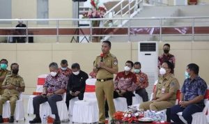 Bupati dan Wabup Boltim, Hadiri Rakor Pengawasan Intern Keuangan dan Pembangunan Tingkat Provinsi