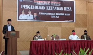 Bupati Bolsel Buka Bimtek Pengelolaan Keuangan Desa