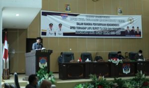 Pemkab Boltim Bersama DRPD, Gelar Paripurna Penyampaian RPJMD Tahun 2021-2026