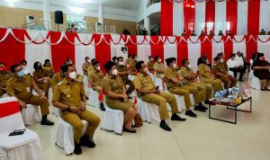 Bupati Boltim Ikuti Bimtek Kebijakan Strategis Pemerintah Pusat Penyederhanaan Birokrasi