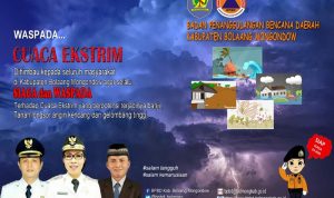 Warga Bolmong Diminta Tingkatkan Kewaspadaan Hadapi Cuaca Ekstrim