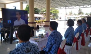 Lewat Virtual, Pemkab Bolmong Ikuti Upacara HKN dan Peluncuran PLD