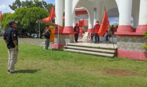 DPC PDIP Bolsel Gelar Simulasi Penanggulangan Bencana