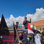 LSM Penjara Gelar Demo di Kantor Dikbud Bolmut