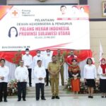 Bupati Bolsel Hadiri Pelantikan Dewan Kehormatan dan Pengurus PMI Sulut