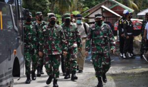 Pangdam XIII/Merdeka Tinjau Kesiapan Kunker Panglima TNI dan Kapolri