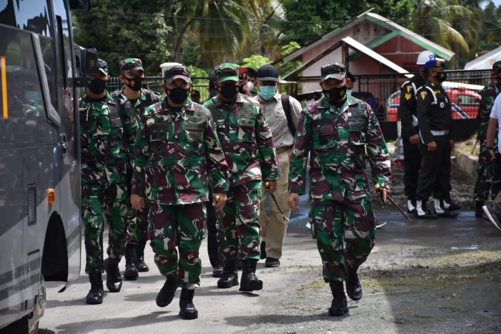 Pangdam XIII/Merdeka Tinjau Kesiapan Kunker Panglima TNI dan Kapolri