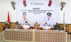 Sambut Idul Fitri, Pemkot Kotamobagu dan Unsur Forkopimda Rapat Bersama