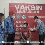 Bupati Bolsel Monitoring Vaksinasi Covid-19  di Delapan Puskesmas