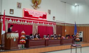 Bupati dan Wabup Hadiri Paripurna Pembicaraan Tingkat II Ranperda Pertanggung Jawaban APBD 2020