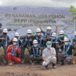 Dukung Program Penghijauan PUPR, PT. PP (Persero) Tbk, Tanam 3000 Pohon