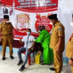 Bupati dan Wabup Bolsel Hadiri Launching Vaksinasi Covid-19 Usia 12-17 Tahun