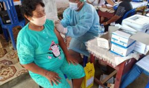200 Orang di Desa Jiko Belanga Lakukan Vaksinasi Tahap Satu