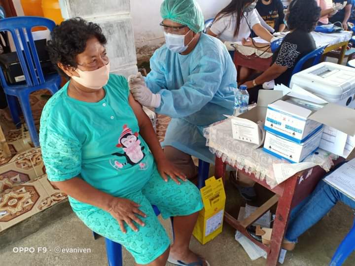 200 Orang di Desa Jiko Belanga Lakukan Vaksinasi Tahap Satu