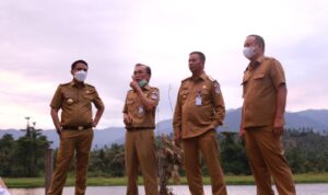 Sam Sachrul Bahas Penataan Danau Taman Kota Tutuyan