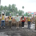 Tatong Bara Lihat Langsung Progres Pembangunan Gedung Isolasi RSUD Kotamobagu