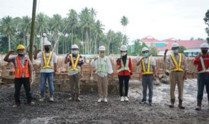 Tatong Bara Lihat Langsung Progres Pembangunan Gedung Isolasi RSUD Kotamobagu