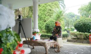 Ini Alasan Tatong Bara Memilih Lokasi Taman Sebagai Latar, Saat Hadiri Sosialisasi dan TCP IID