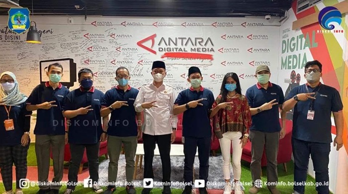 Bupati Bolsel Kunjungi Wisma Antara di Jakarta