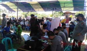 Pemkab Boltim dan Polres Kerja Sama Lakukan Vaksinasi Massal