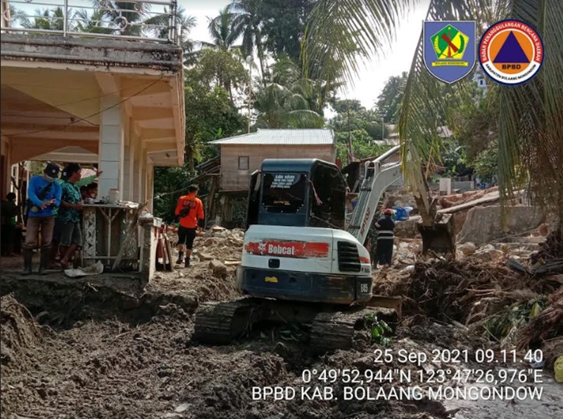 BPBD Terus Update Laporan Kejadian Bencana Alam di Bolmong Hingga Sabtu 25 September 201