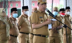 Lakukan Kunker di Posigadan, Bupati Bolsel Langsung Pimpin Apel Kerja