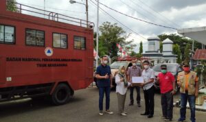 Pemkot Kotamobagu Salurkan Bantuan Bagi Korban Bencana Alam di Minahasa Utara