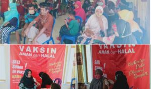 Pemdes Molosipat Gelar Vaksinasi Massal Covid-19