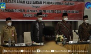 Bupati dan Wabup Bolsel Hadiri RPJMDes 2021-2027