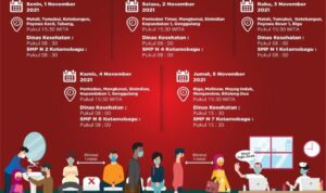 Simak Yuk Jadwal Pelaksanaan Percepatan Giat Vaksin di Kotamobagu