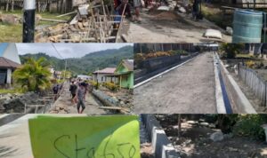 Pembuatan Drainase di Desa Jiko Belanga Tuntas Dikerjakan