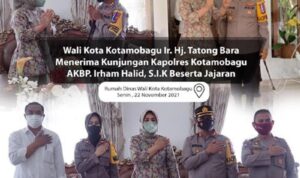 Wali Kota Terima Kunjungan Kapolres Kotamobagu
