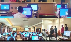 Pantau Langsung Pelaksanaan Ujian SKB, Yasti Motivasi Para Peserta CPNS Bolmong