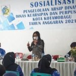 Diskarpus Kotamobagu Gelar Sosialisasi Pengelolaan Arsip