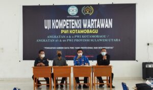 Wakili Wali Kota, Sekda Sande Dodo Buka Pelaksanaan UKW PWI Kotamobagu