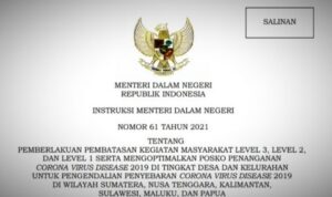 Status PPKM Kotamobagu Menjadi Level 1