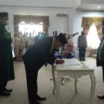 DPRD Boltim Gelar Paripurna Istimewa Pelantikan Soenardy Soemanta, Sebagai Anggota DPRD Pengganti Antar Waktu