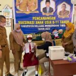 vaksinasi anak usia 6-11 tahun di Kabupaten Bolaang Mongondow Timur (Boltim).